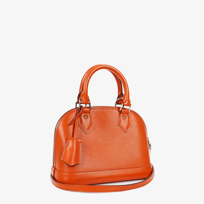 Louis Vuitton Alma BB Handtasche aus Epi Leder in Piment