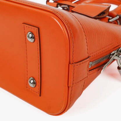 Louis Vuitton Alma BB Handtasche aus Epi Leder in Piment