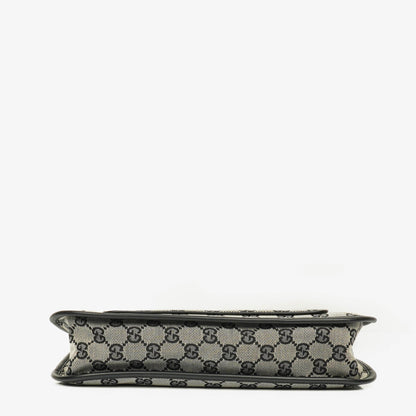 Gucci Monogram Canvas Hobo Bag