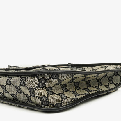 Gucci Monogram Canvas Hobo Bag
