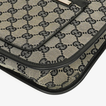 Gucci Monogram Canvas Hobo Bag