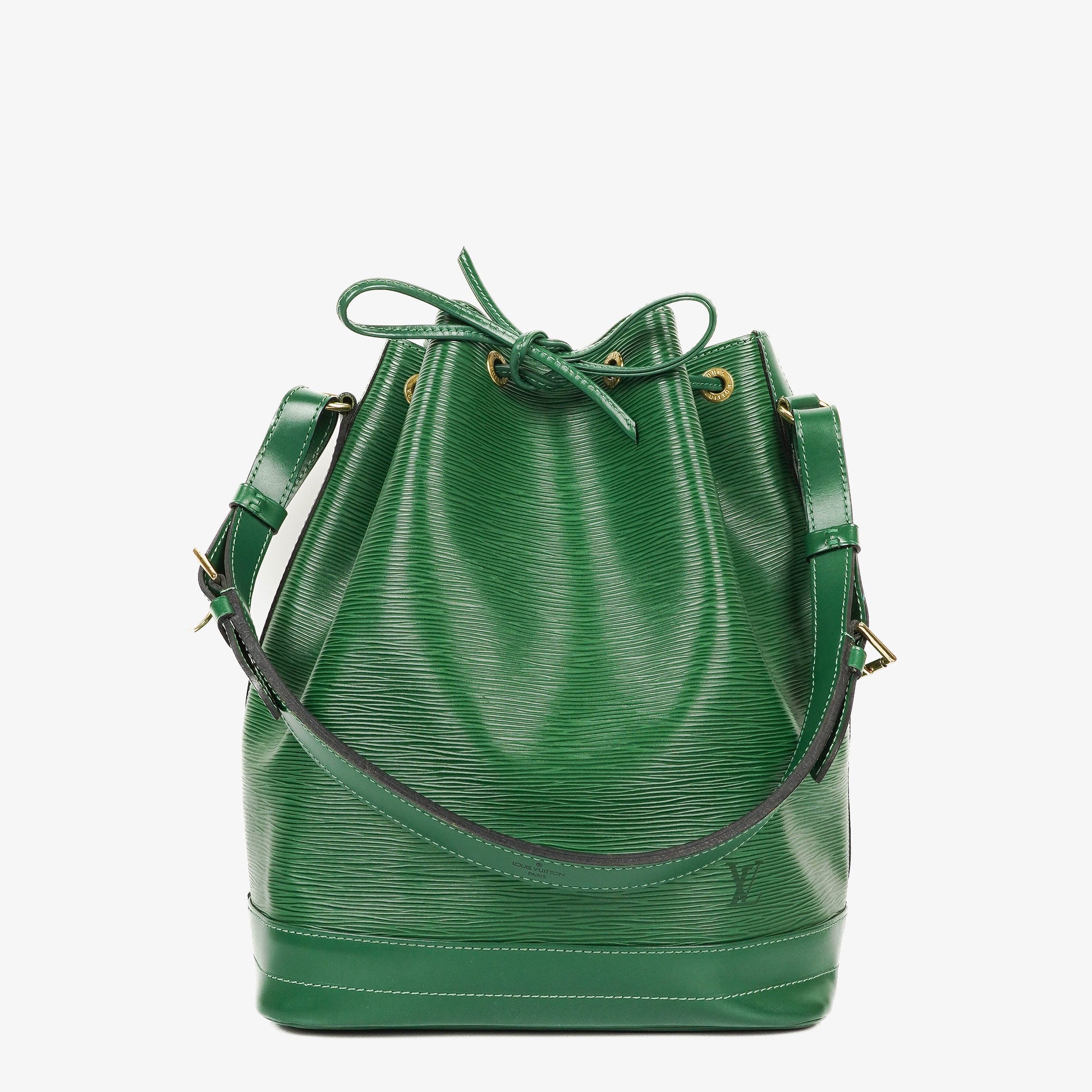 Louis Vuitton Noe Grande GM Schultertasche aus grünem Epi Leder