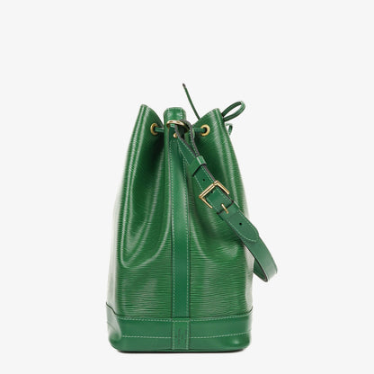 Louis Vuitton Noe Grande GM Schultertasche aus grünem Epi Leder