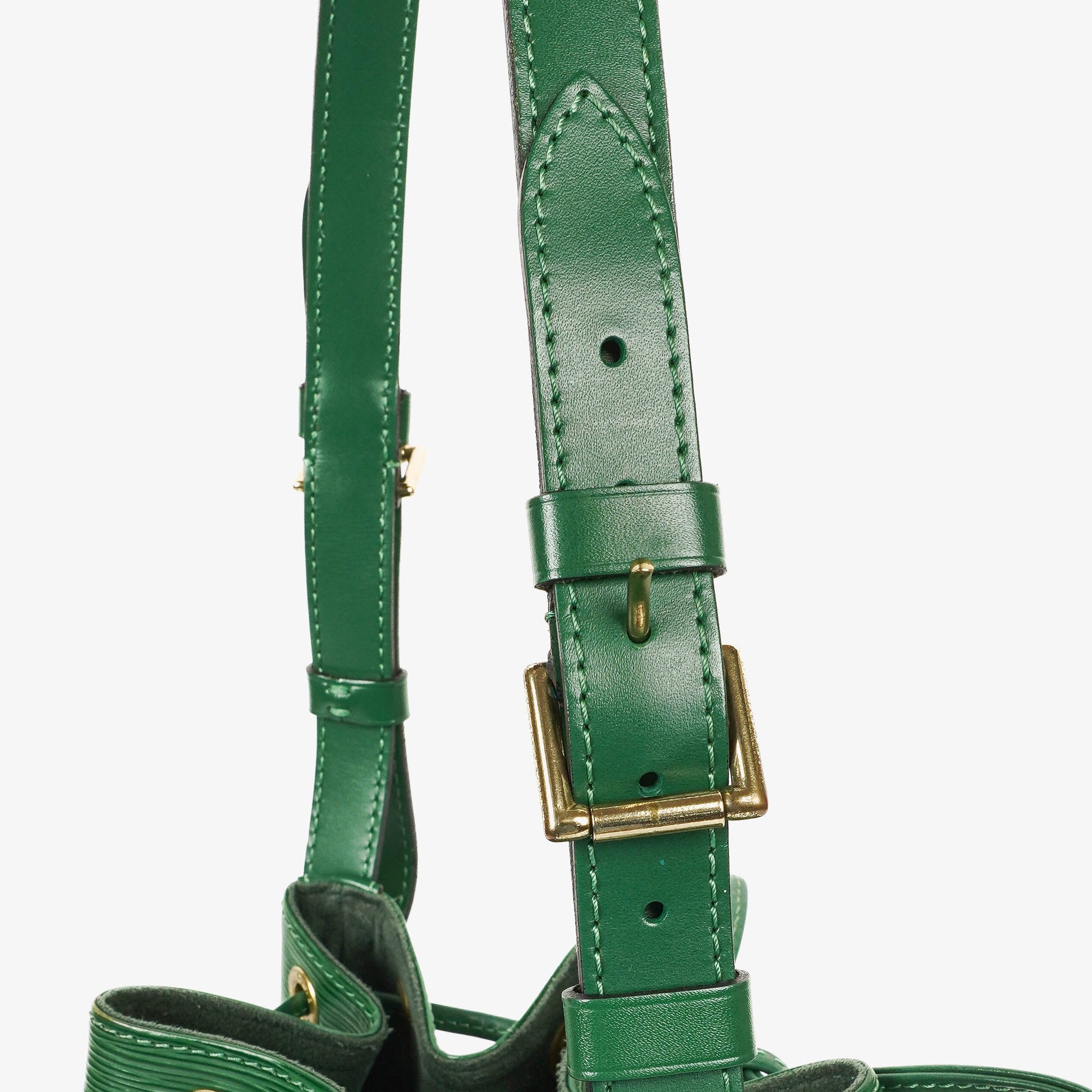 Louis Vuitton Noe Grande GM Schultertasche aus grünem Epi Leder