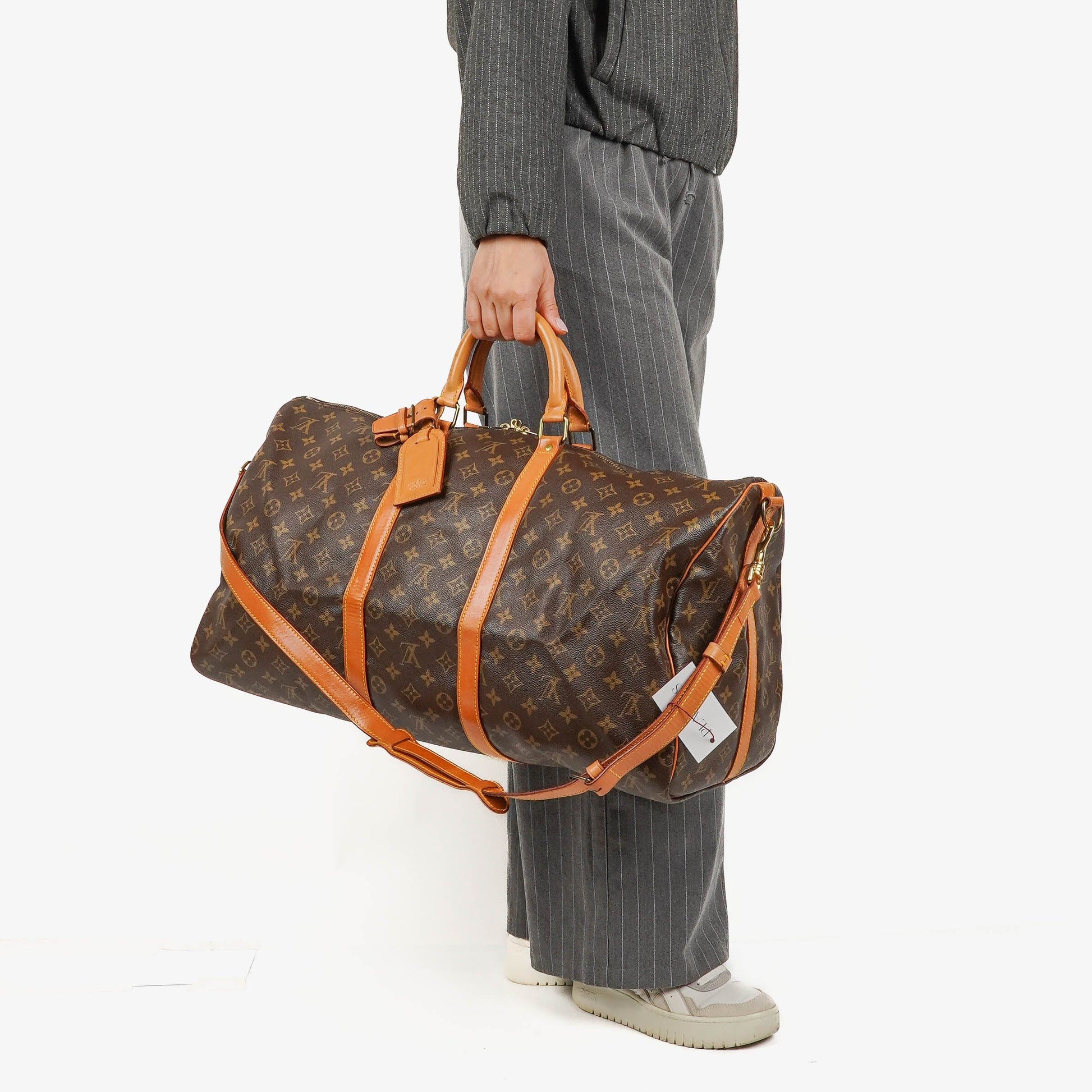 Louis Vuitton Keepall 55 Bandoulière Reisetasche aus Monogram Canvas