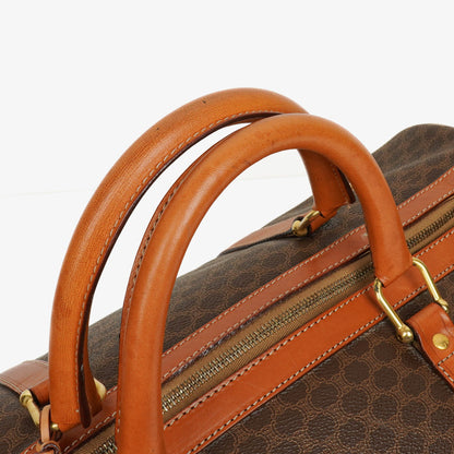 CELINE Vintage Macadam Triomphe Brown Reisetasche