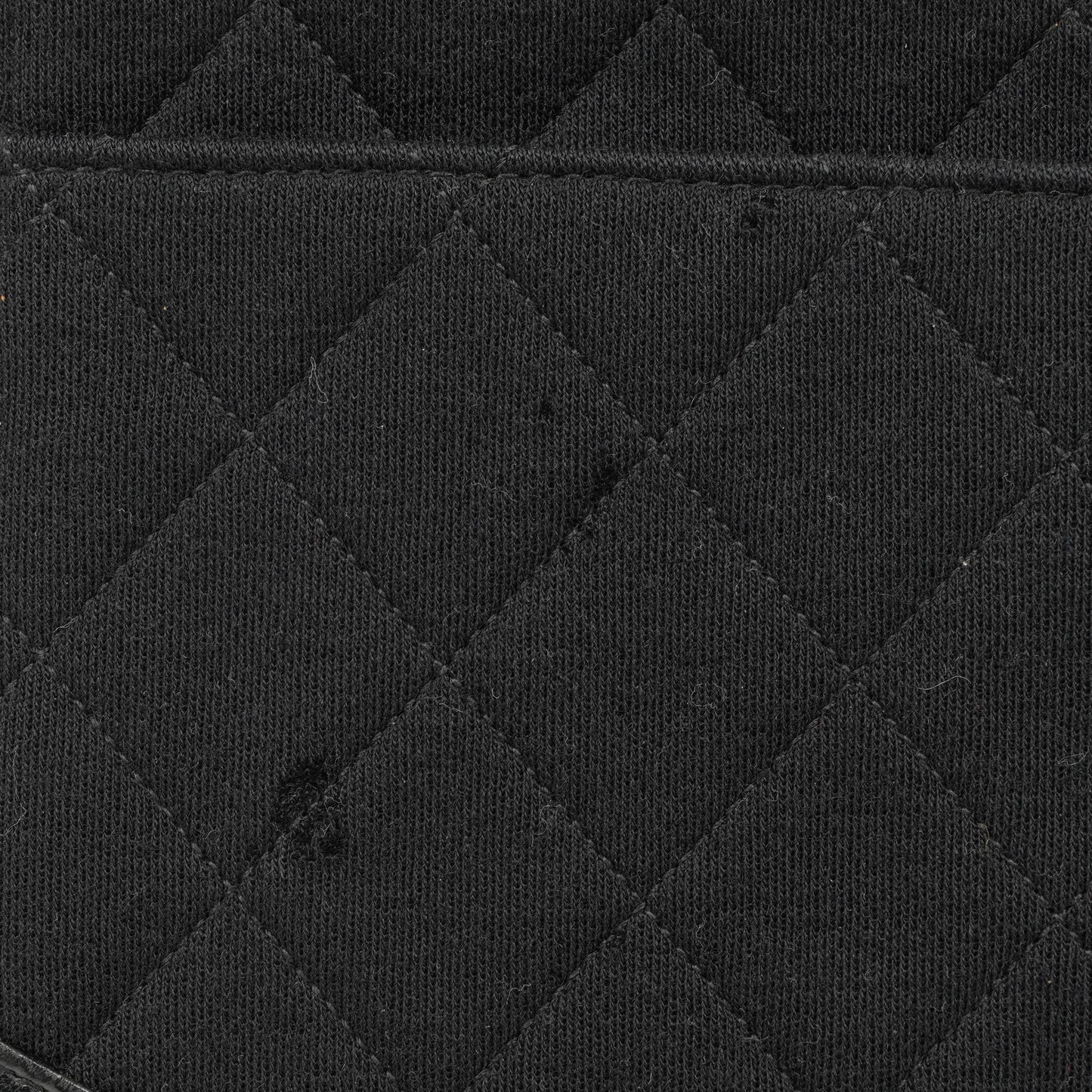 Chanel Classic Single Flap Tasche aus schwarzem Jersey und Leder, 1989-1991