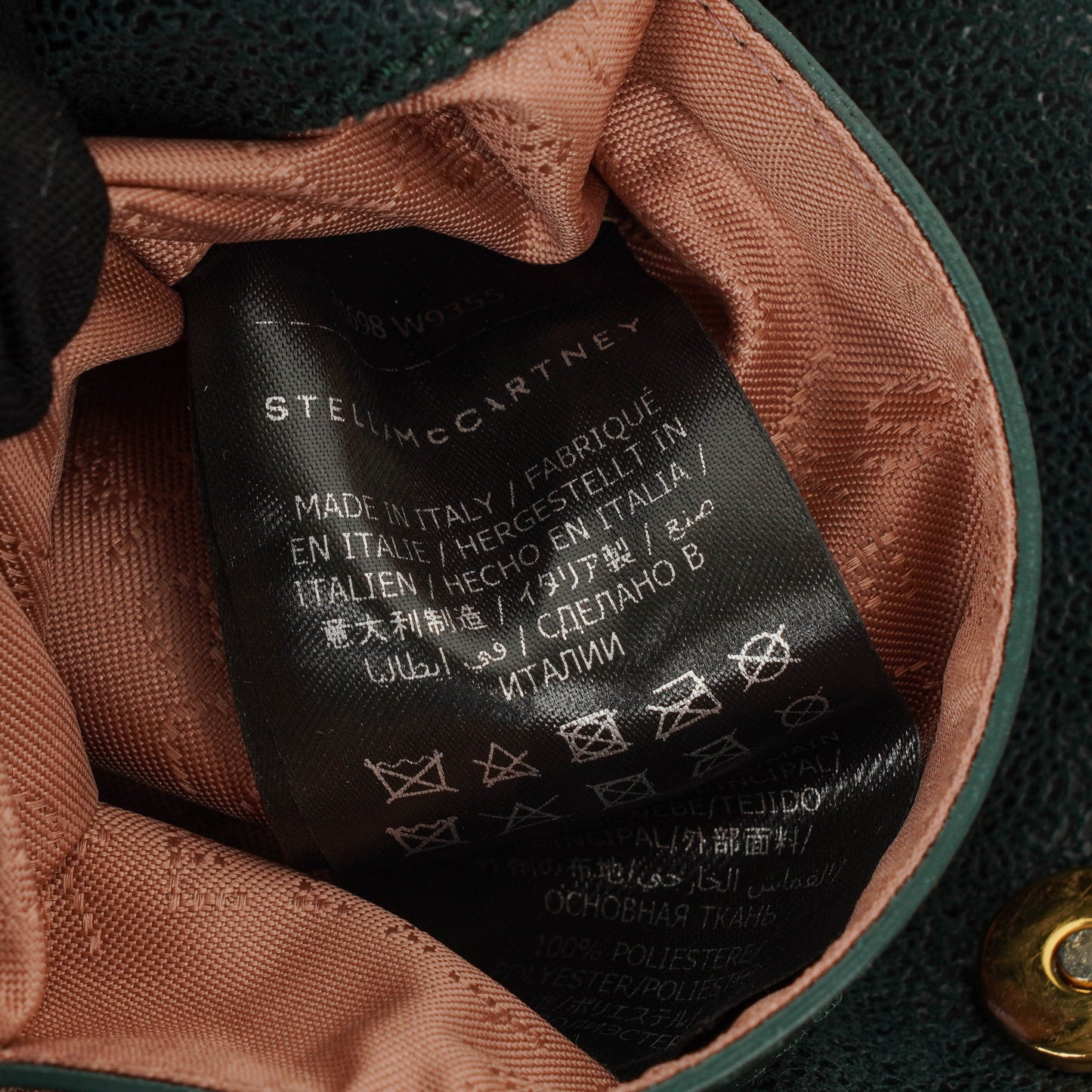Stella McCartney Falabella Tiny Tote aus veganem Shaggy Deer