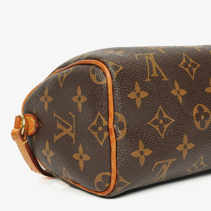 Louis Vuitton Nano Speedy Bandouliere Limited Edition World Tour Monogram Canvas Tasche
