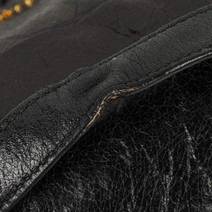 Miu Miu Vitello Satchel Tasche in Schwarz