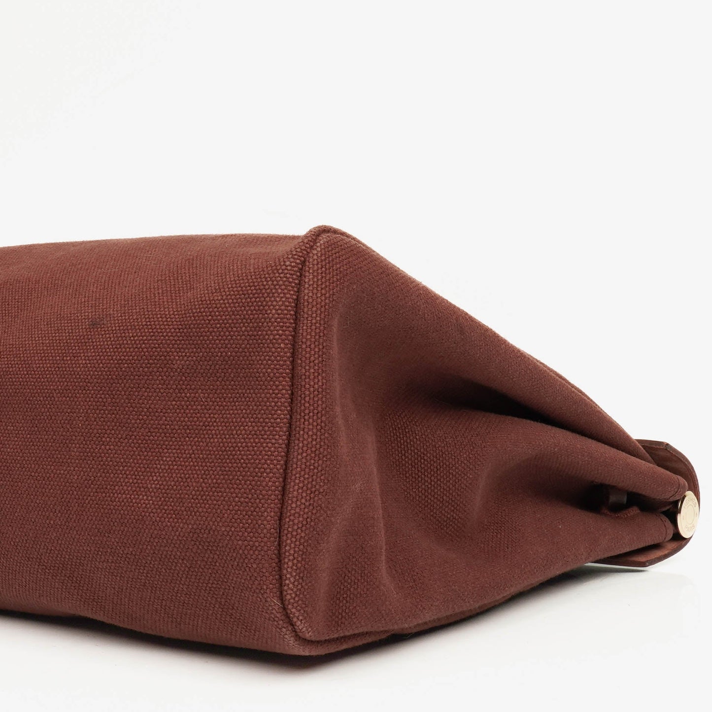 Hermès Herbag Toile Vache Hunter Havane MM 2-in-1 Tasche