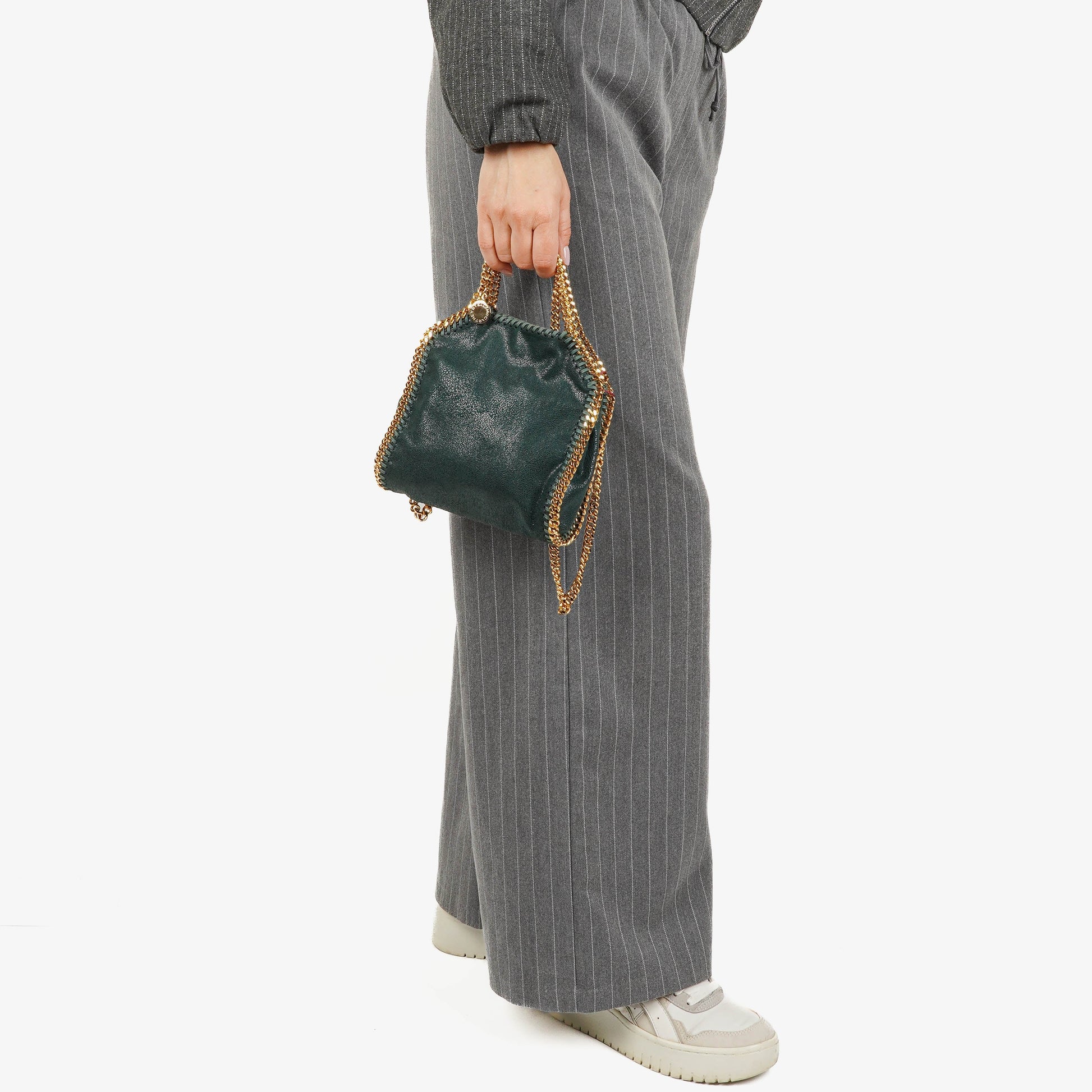 Stella McCartney Falabella Tiny Tote aus veganem Shaggy Deer