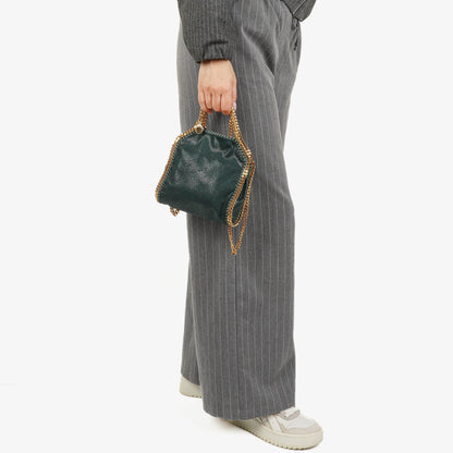 Stella McCartney Falabella Tiny Tote aus veganem Shaggy Deer