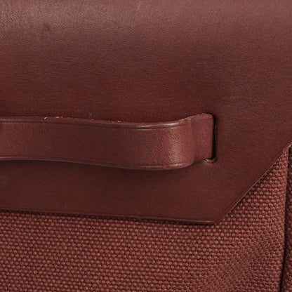 Hermès Herbag Toile Vache Hunter Havane MM 2-in-1 Tasche