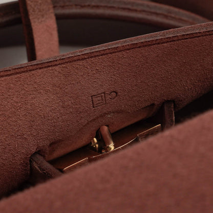 Hermès Herbag Toile Vache Hunter Havane MM 2-in-1 Tasche