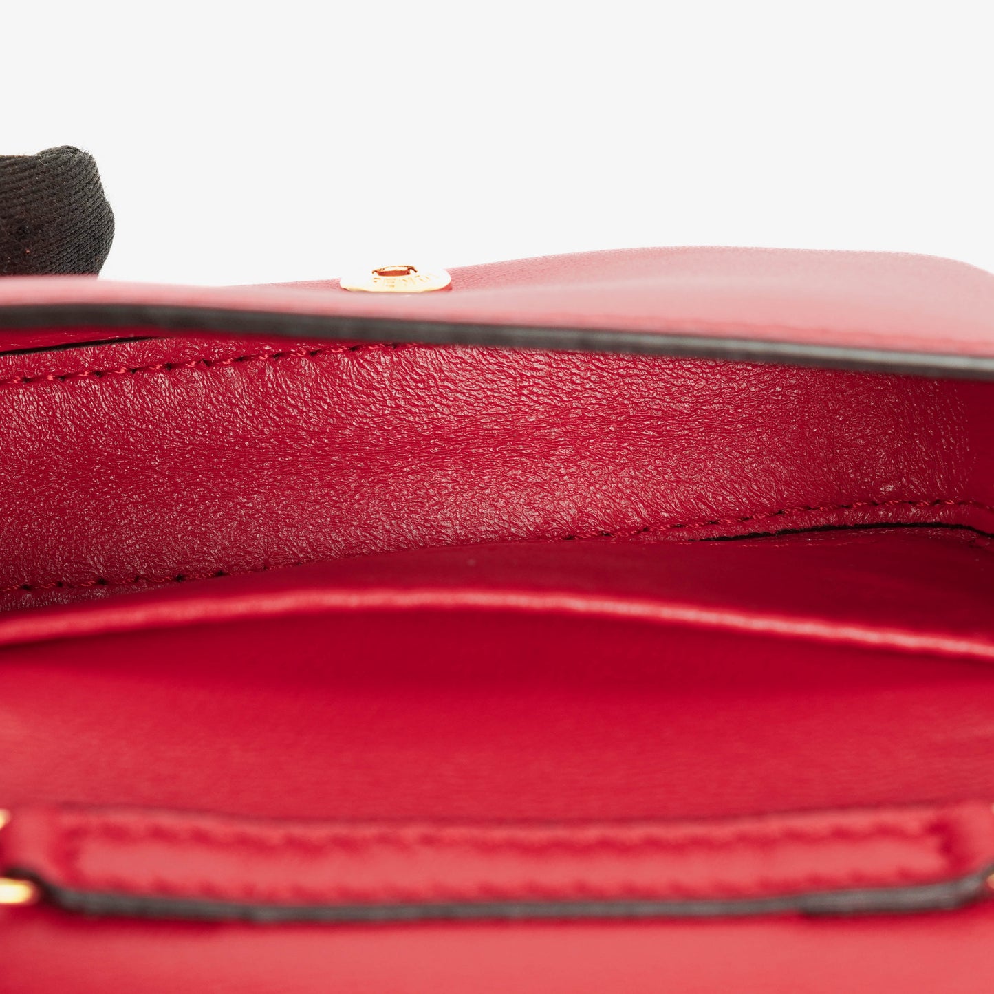 Fendi Vitello Century Opaco Nano Baguette Gürtel-Charm