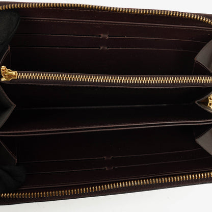 Louis Vuitton Amarante Vernis Zippy Portemonnaie