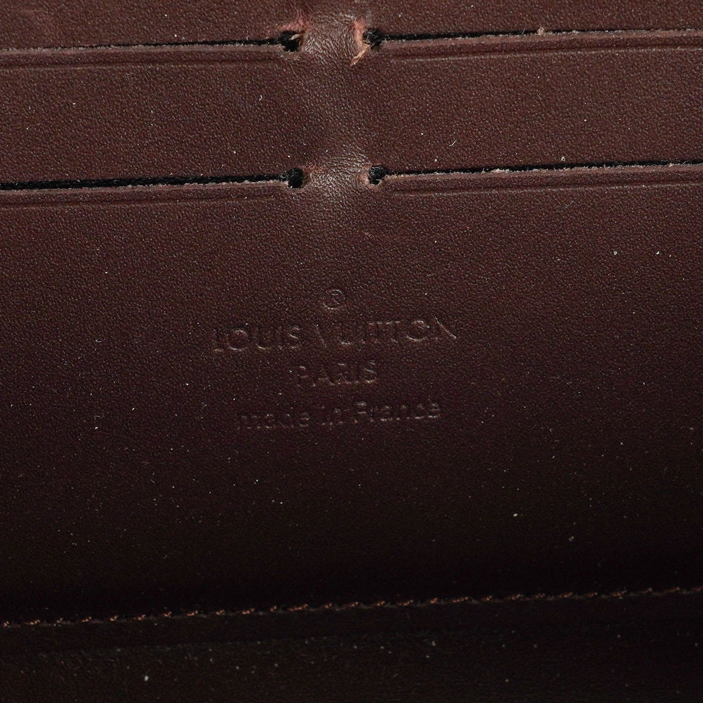 Louis Vuitton Amarante Vernis Zippy Portemonnaie