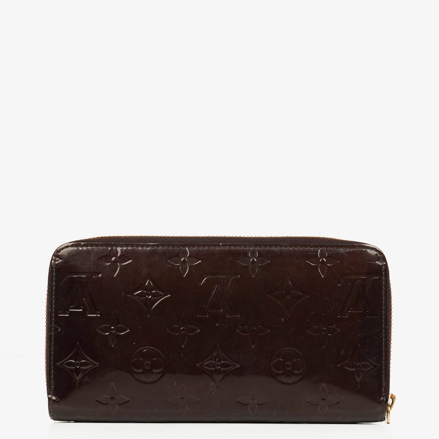 Louis Vuitton Amarante Vernis Zippy Portemonnaie