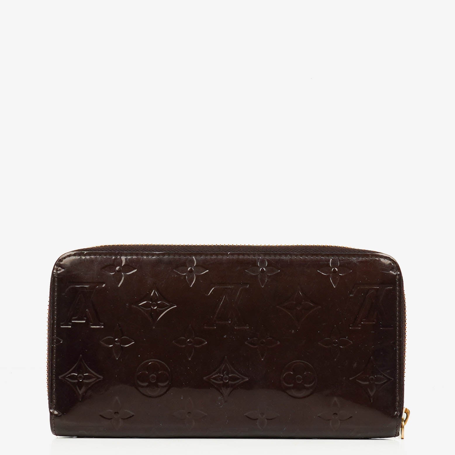 Louis Vuitton Amarante Vernis Zippy Portemonnaie