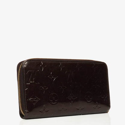 Louis Vuitton Amarante Vernis Zippy Portemonnaie