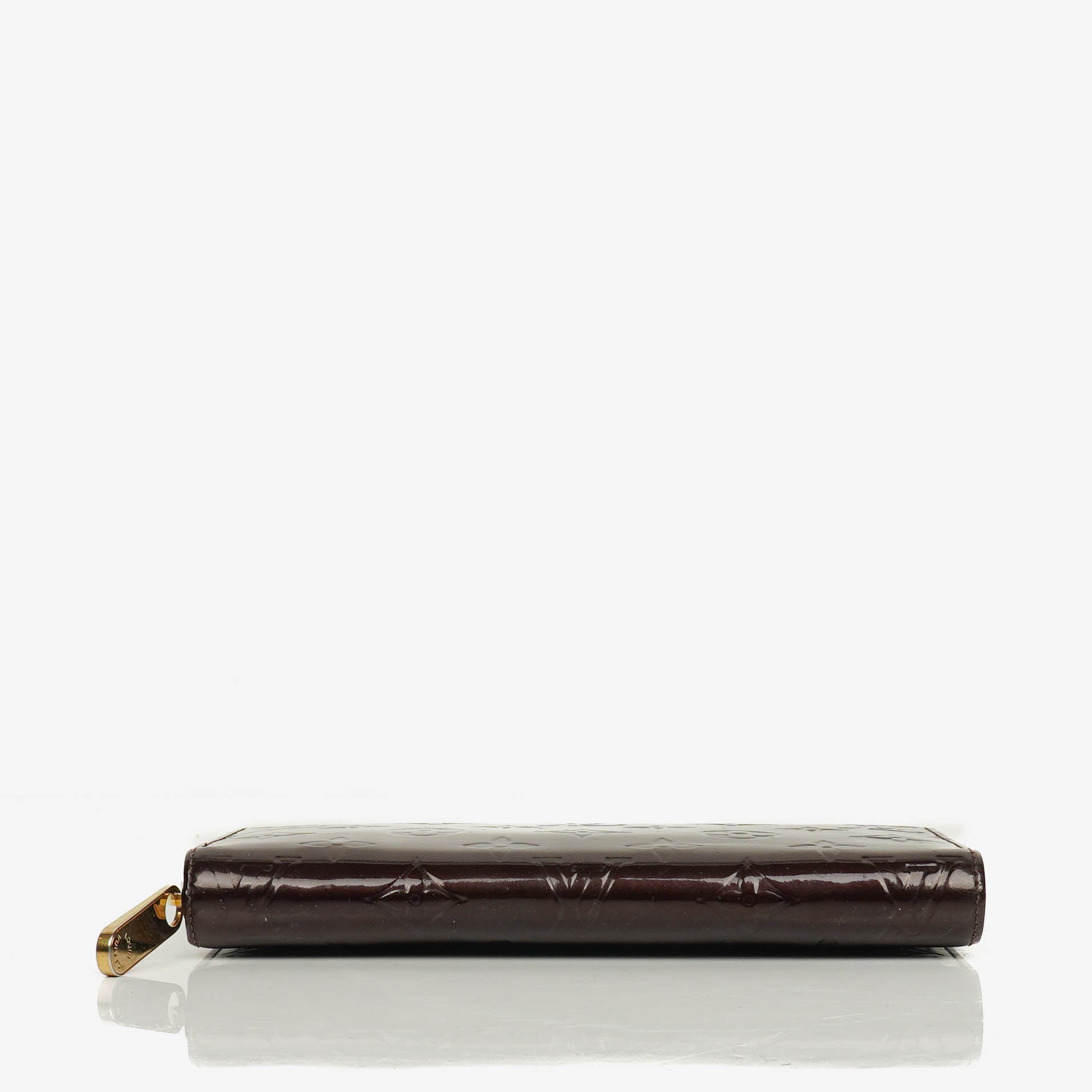 Louis Vuitton Amarante Vernis Zippy Portemonnaie