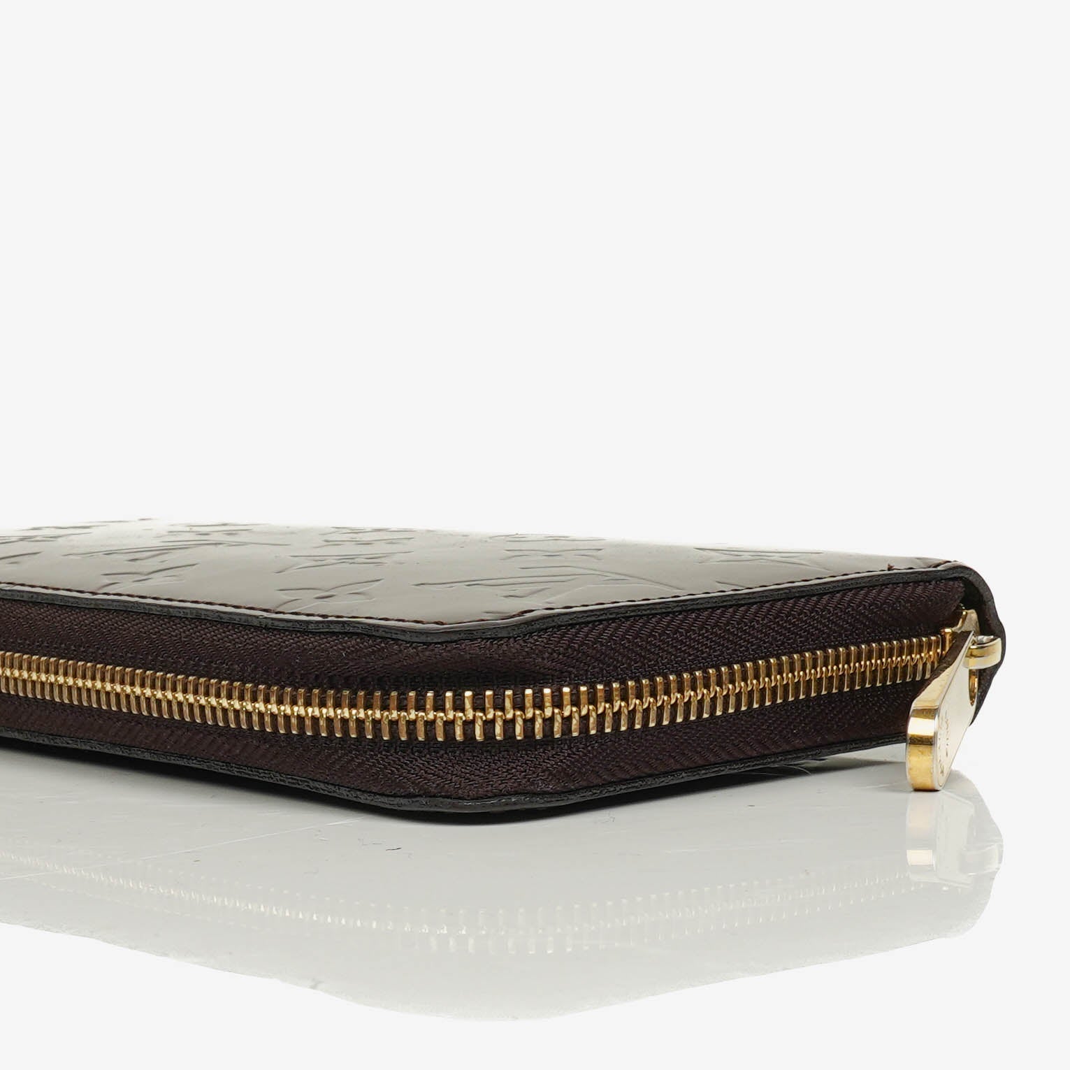Louis Vuitton Amarante Vernis Zippy Portemonnaie