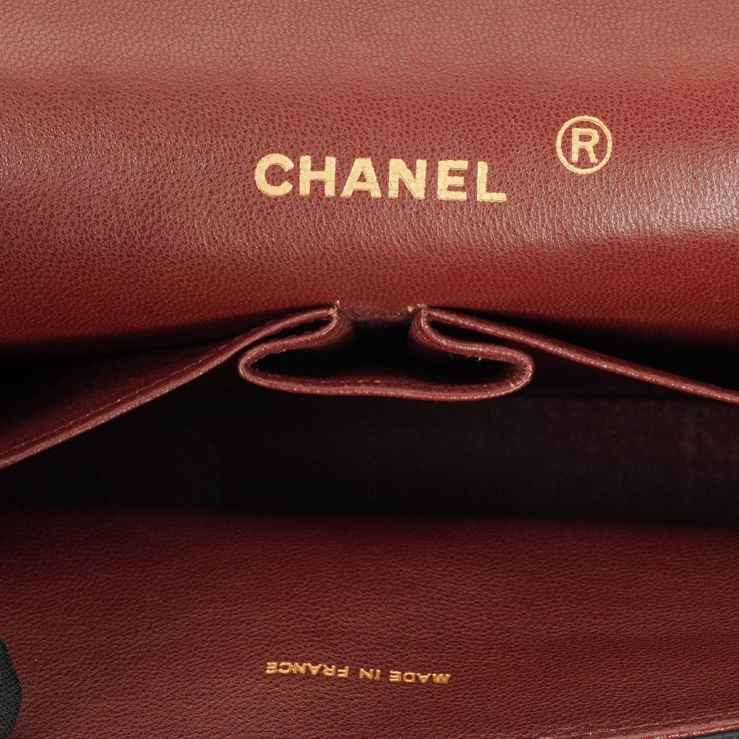 Chanel Vintage Medium Timeless Classic Double Flap Tasche aus schwarzem gestepptem Lammleder mit 24K vergoldeter Hardware und Mademoiselle-Kette