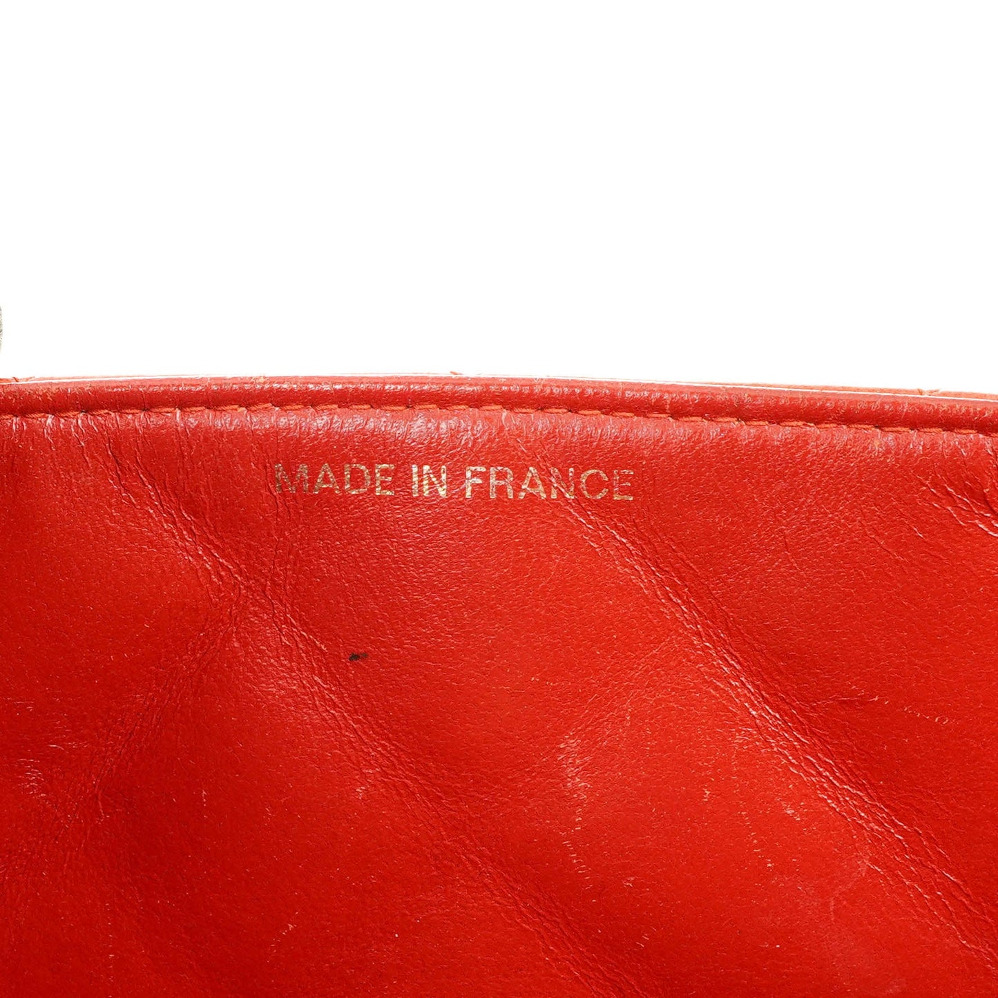 Chanel Vintage Small Diana Flap Tasche aus rotem gestepptem Leder mit 24K vergoldeten Beschlägen
