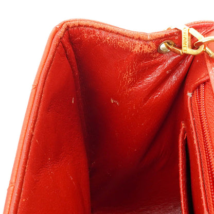 Chanel Vintage Small Diana Flap Tasche aus rotem gestepptem Leder mit 24K vergoldeten Beschlägen