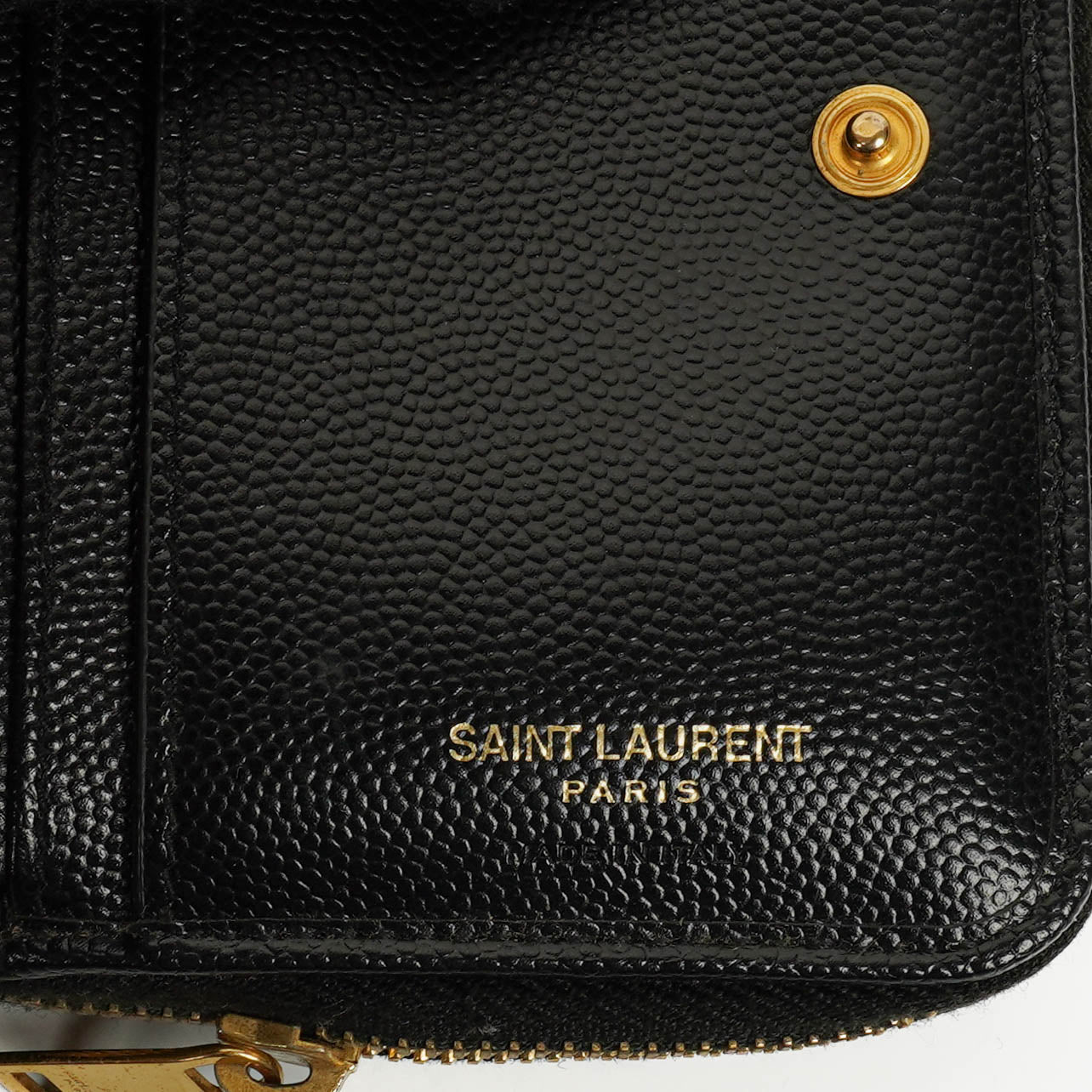 Yves Saint Laurent Cassandre Matelassé Leder-Portemonnaie
