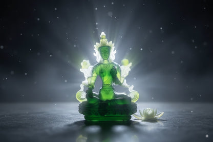 Green Tara – Goddess of Compassion made of crystal glass