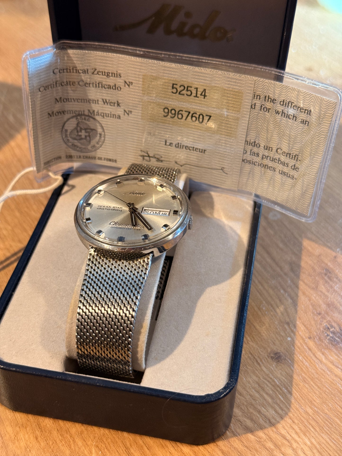 Mido Ocean Star Chronometer Automatik Vintage 60er