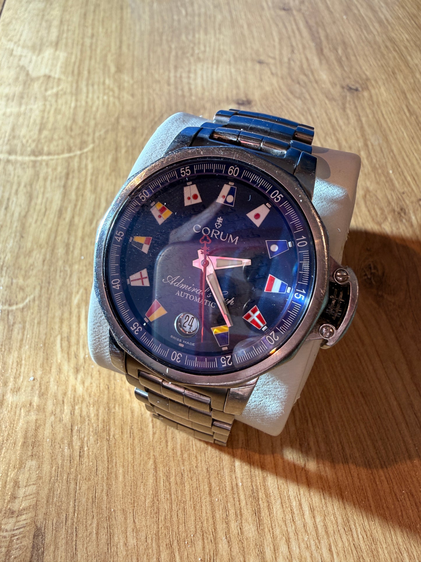 Corum Admiral's Cup Automatik Herrenuhr Trophy Navy