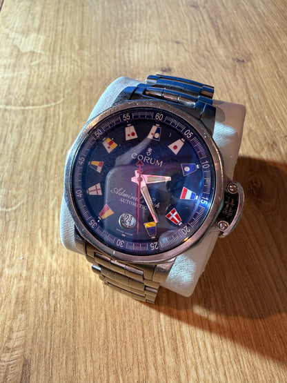 Corum Admiral's Cup Automatik Herrenuhr Trophy Navy