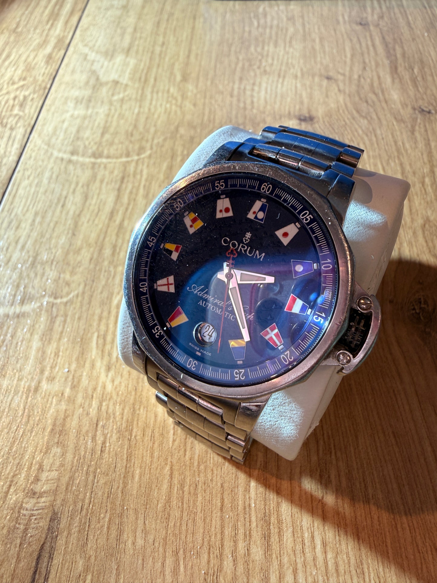 Corum Admiral's Cup Automatik Herrenuhr Trophy Navy