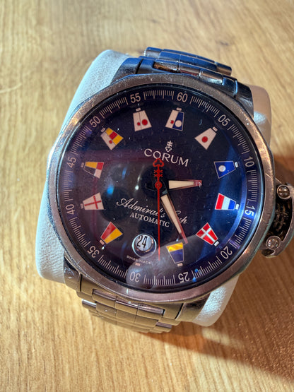 Corum Admiral's Cup Automatik Herrenuhr Trophy Navy