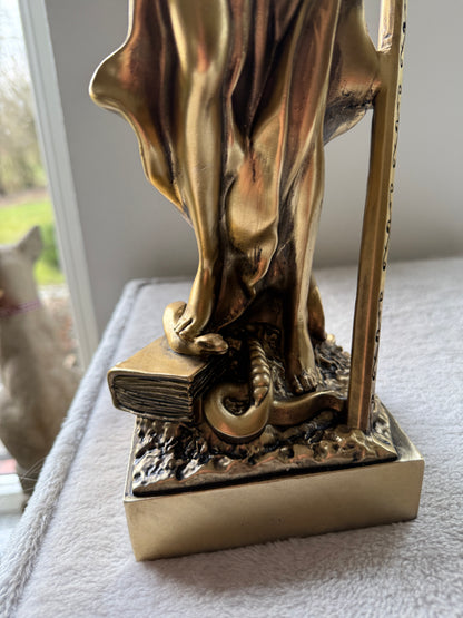 Ancient Greek Goddess Themis – Decorative Bronze Resin Statue