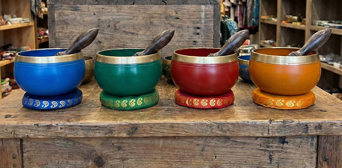 Chakra Klangschale aus Messing – Meditation & Entspannung