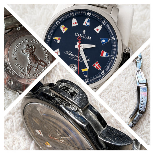 Corum Admiral's Cup Automatik Herrenuhr Trophy Navy