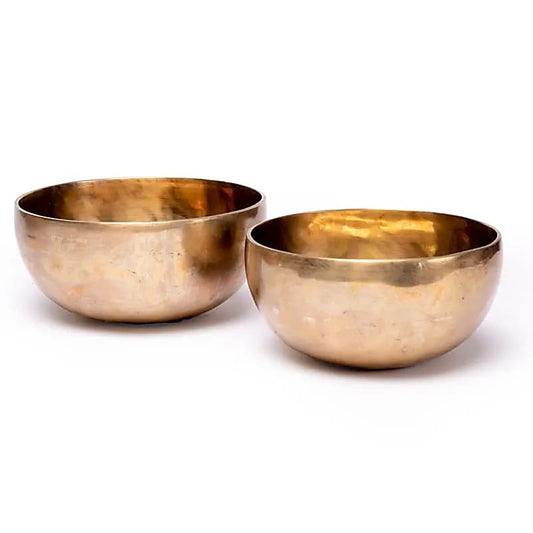 Blume des Lebens Heilende Klangschale dunkel -- 1050-1200 g; 21 cm