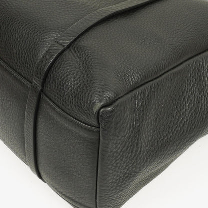 Balenciaga Everyday Tote Medium aus schwarzem genarbtem Kalbsleder