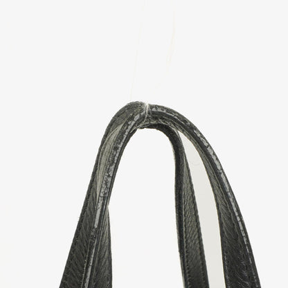 Balenciaga Everyday Tote Medium aus schwarzem genarbtem Kalbsleder
