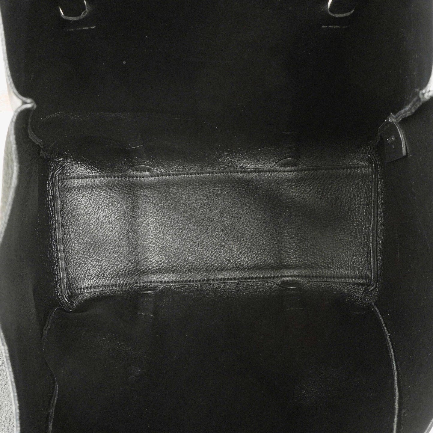 Balenciaga Everyday Tote Medium aus schwarzem genarbtem Kalbsleder