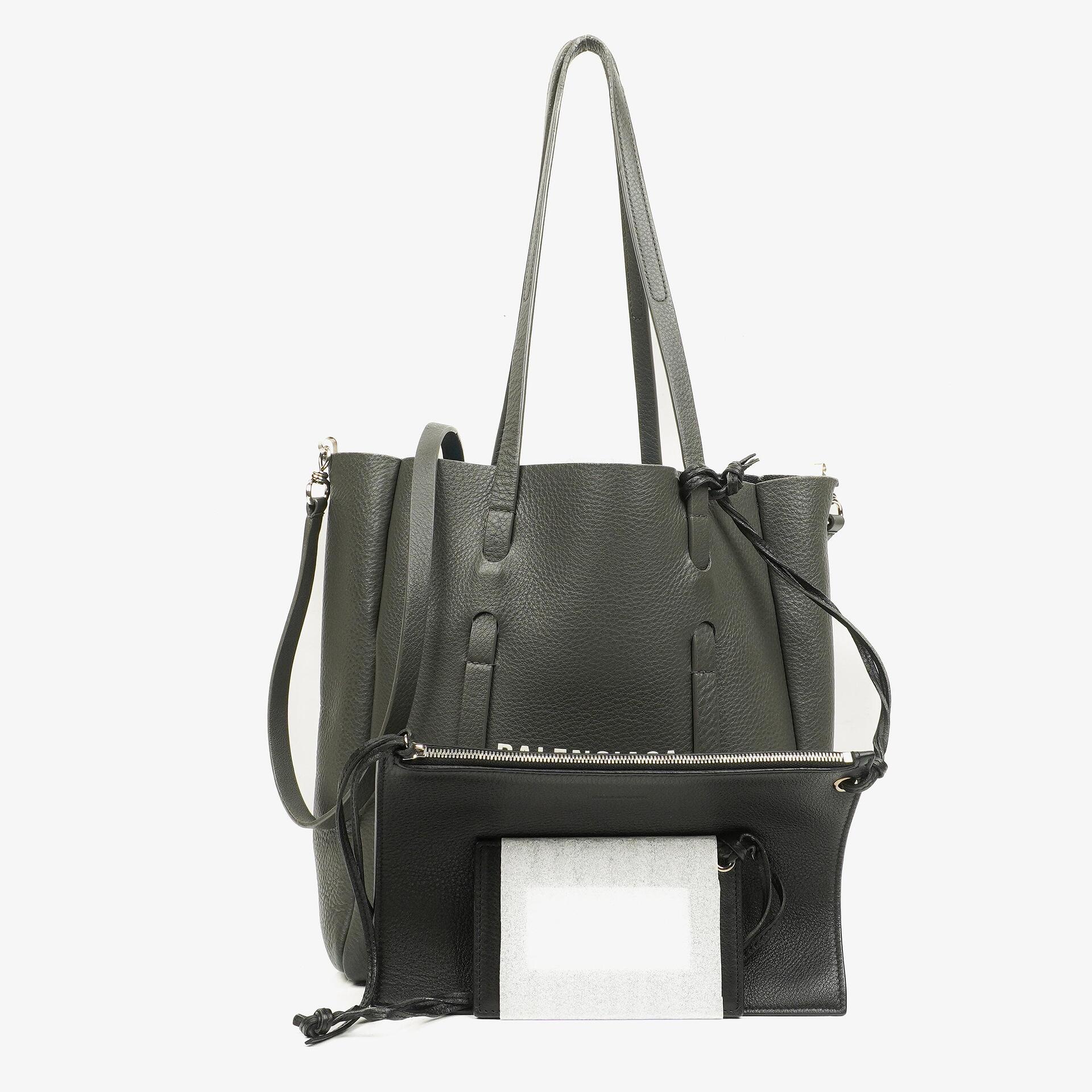 Balenciaga Graue Leder Alltagstasche