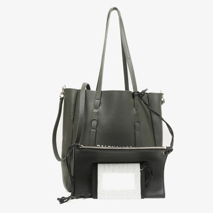 Balenciaga Graue Leder Alltagstasche