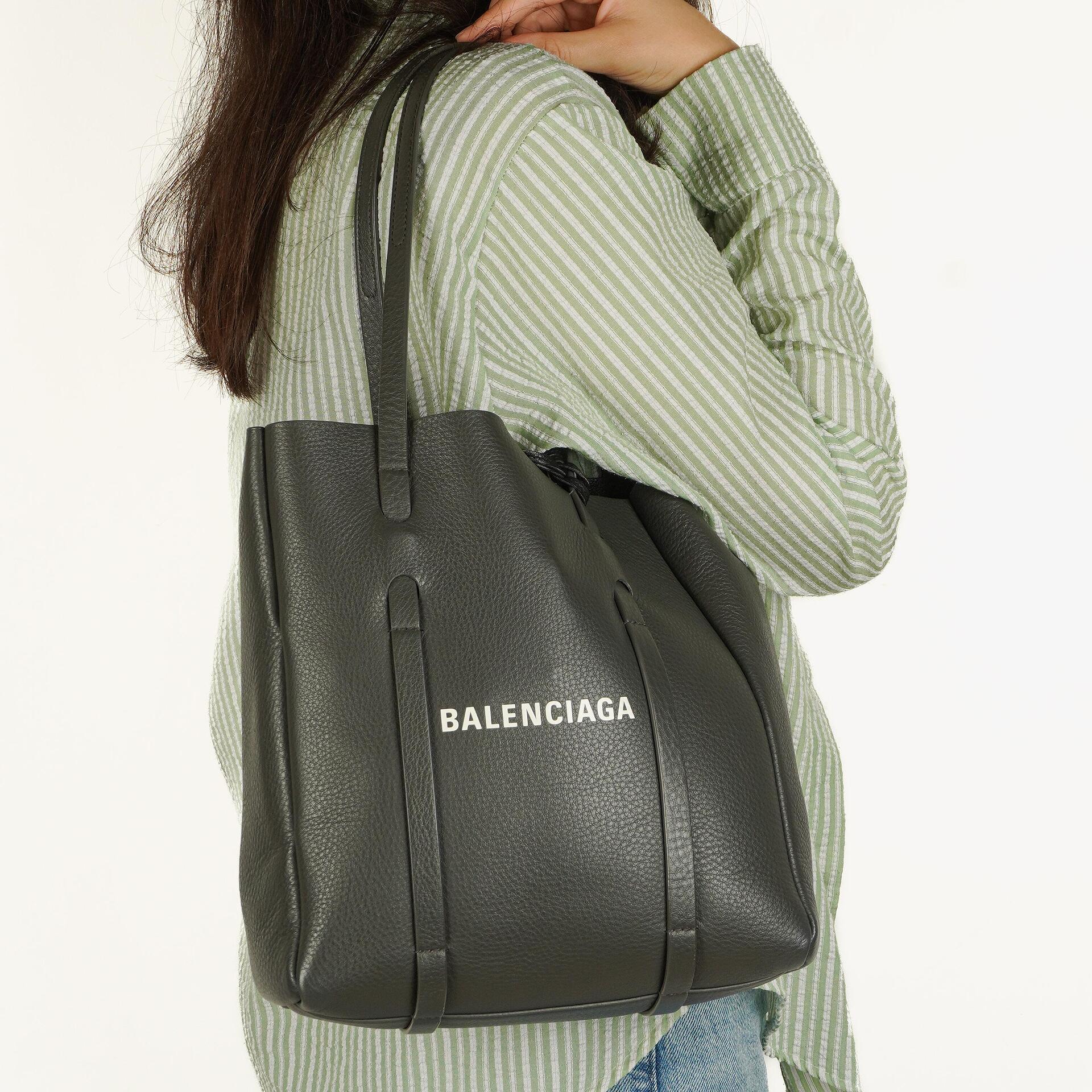 Balenciaga Graue Leder Alltagstasche