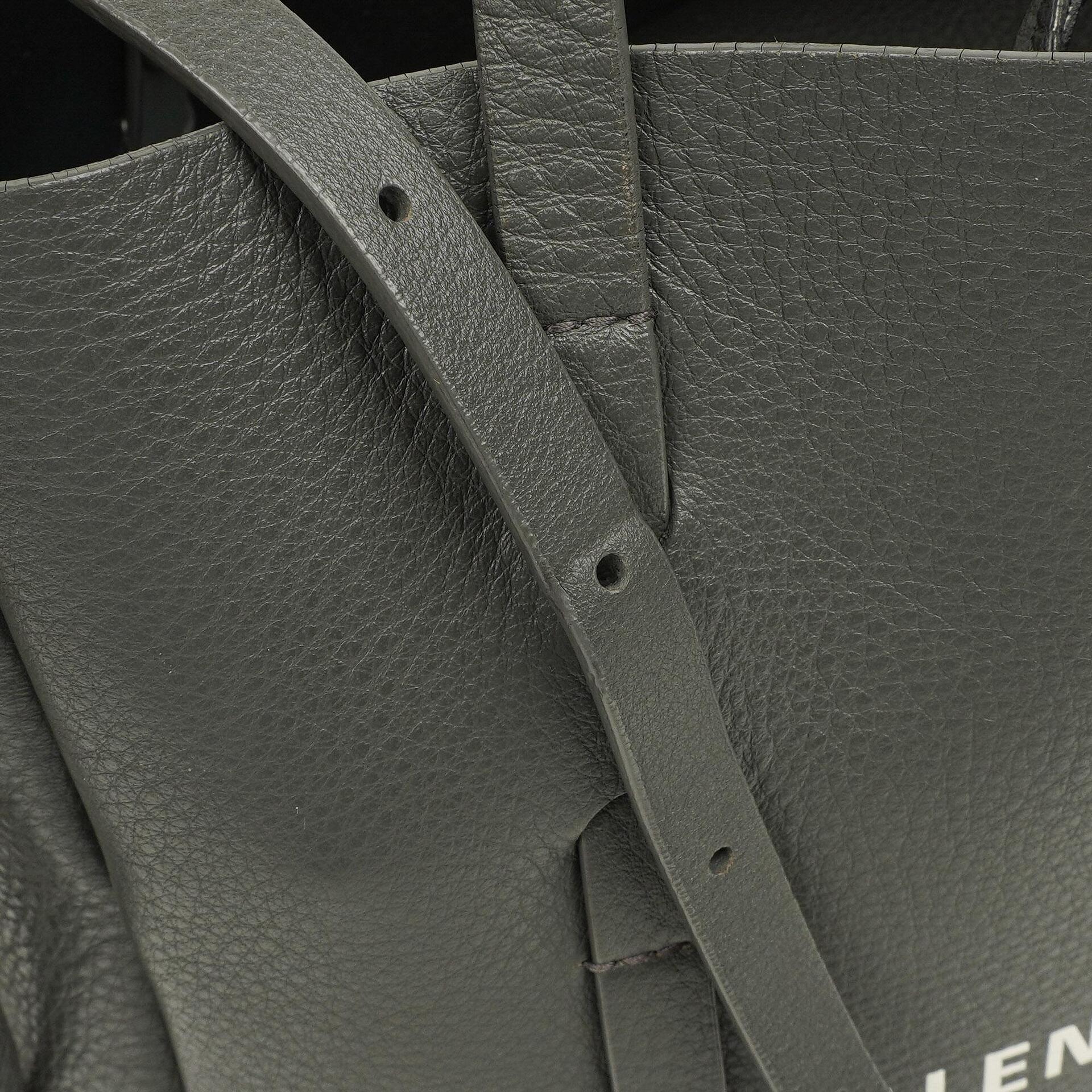 Balenciaga Graue Leder Alltagstasche