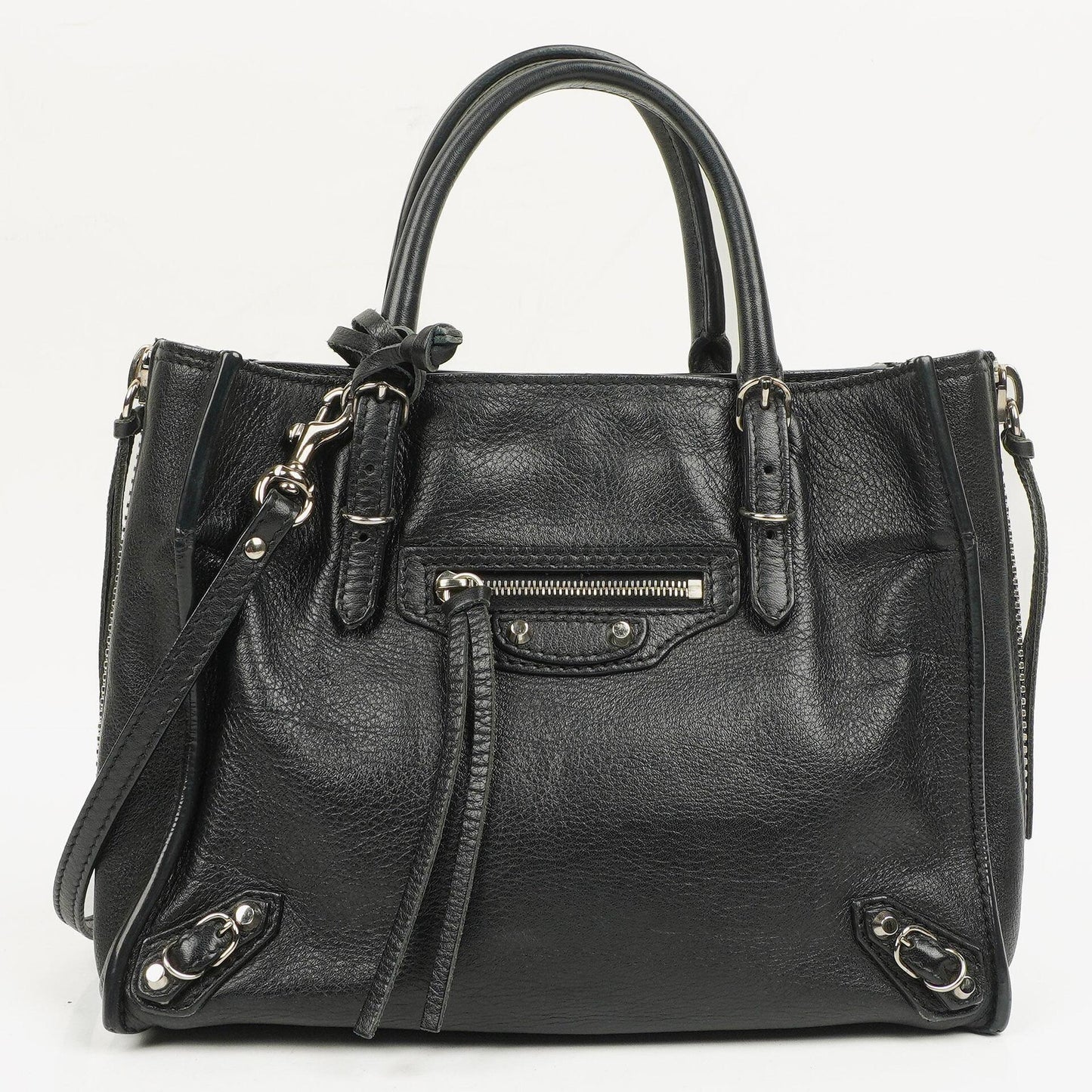 Balenciaga Mini Papier A4 Magnet Tote-Tasche aus Kalbsleder