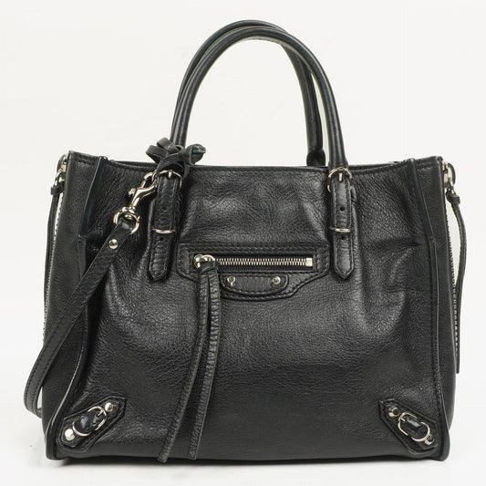 Balenciaga Mini Papier A4 Magnet Tote-Tasche aus Kalbsleder